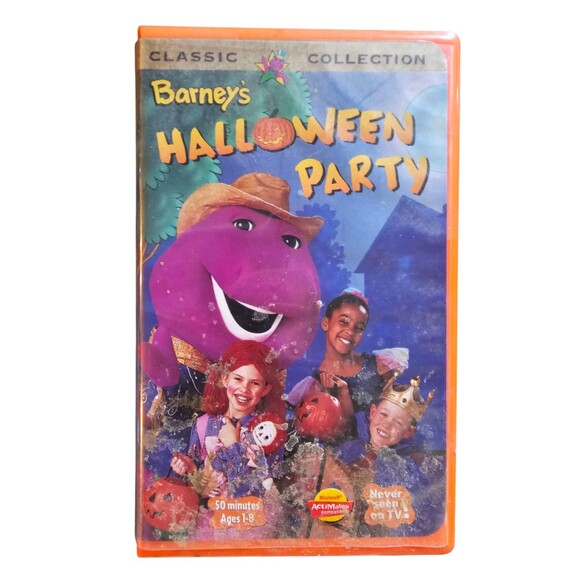Barney's Halloween Party Vintage VHS Tape - Picture 1 of 2